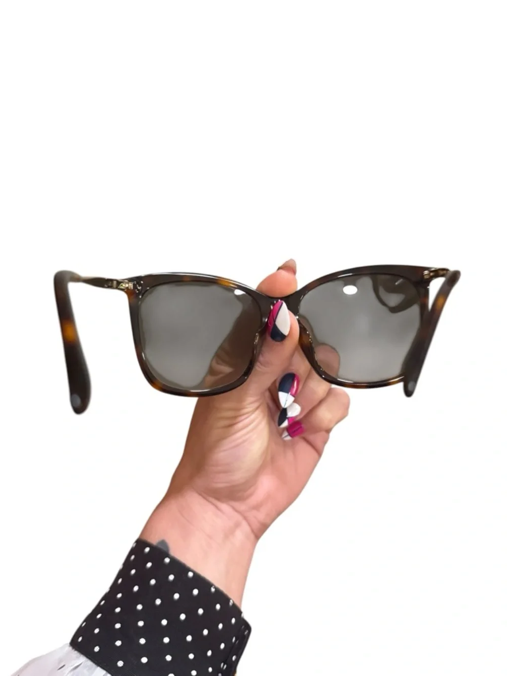 Jimmy Choo NERIA/S Oversized Tortoiseshell Sunglasses Italy Like New w/ Case - Picture 5 of 8